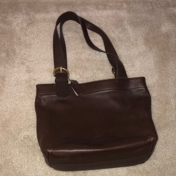 Coach Handbags - Coach brown leather bag - VINTAGE 4140